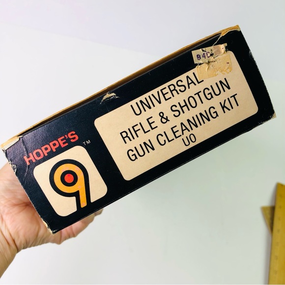 Hoppe's 9 Universal Rifle Shotgun Blackpower Hand Gun Cleaning Kit storage Box - Picture 7 of 9